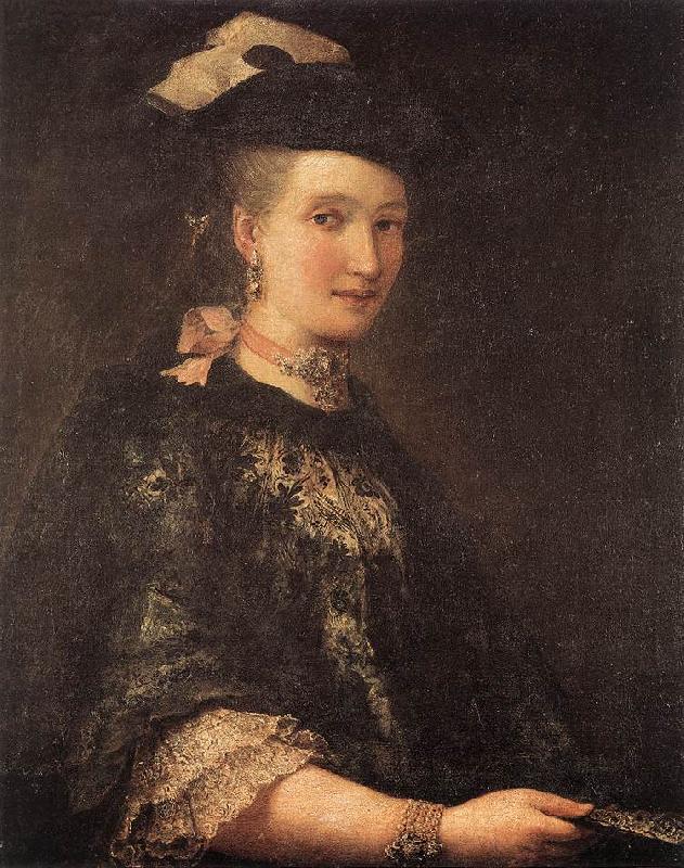 LONGHI, Alessandro Portrait of a Lady d Sweden oil painting art